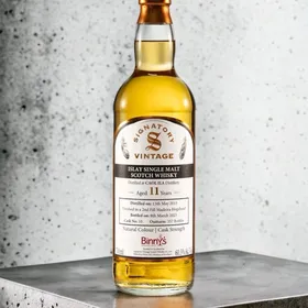 Signatory Caol Ila 11 year old Finished in Madeira Hogshead # 10 Binny's Handpicked 2011
