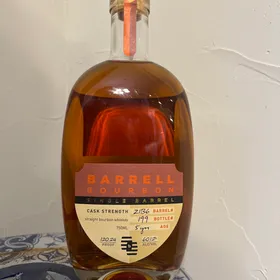 Barrell Bourbon Single Barrel Cask Strength (Five Palms Liquor)