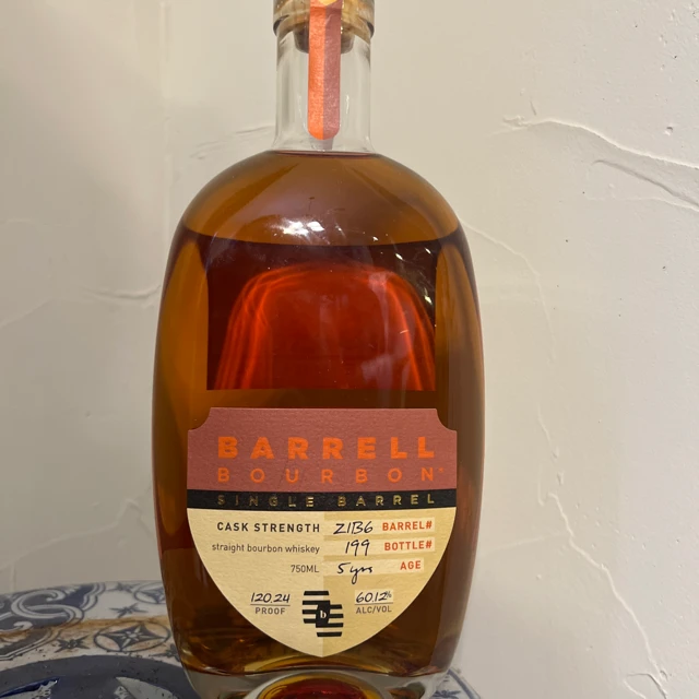 Barrell Bourbon Single Barrel Cask Strength (Five Palms Liquor)