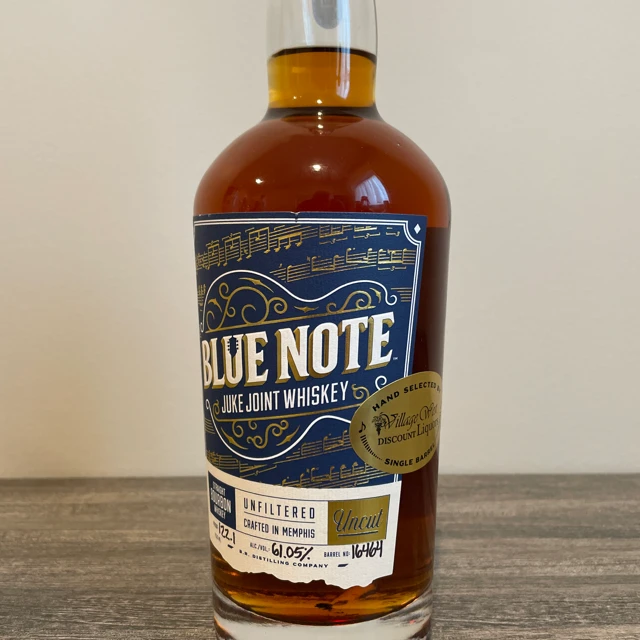 Blue Note Juke Joint Whiskey Single Barrel (Village West Discount Liquors)