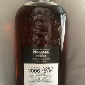 Edradour 2006 12 years old cask strength (Signatory Vintage)
