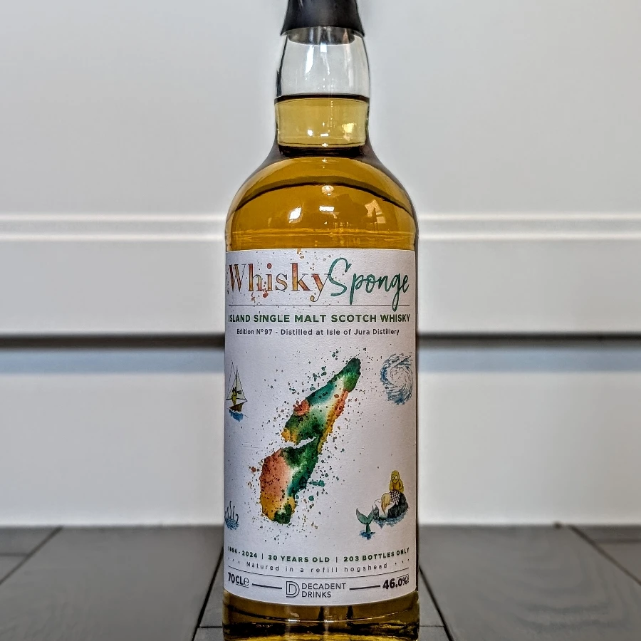 Whisky Sponge Jura 1994 30 Year Single Malt Scotch Whisky