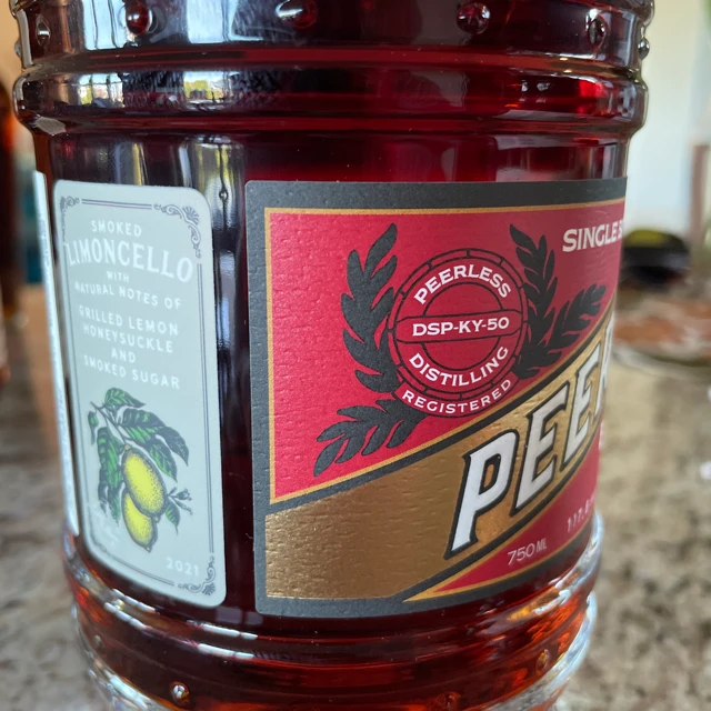 Peerless Single Barrel Kentucky Straight Bourbon "Smoked Limoncello"