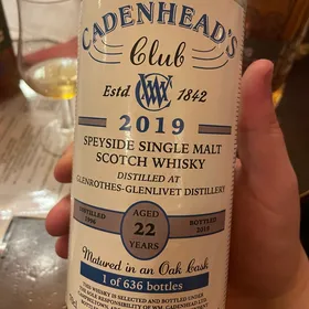 Glenrothes-Glenlivet 1996/2019 (Cadenhead's Club)