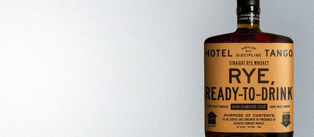 Hotel Tango Rye, Ready to Drink