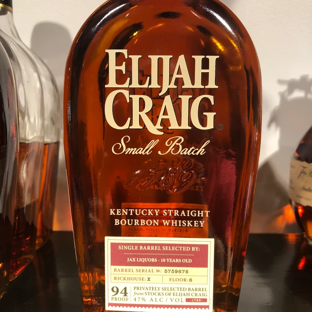 Elijah Craig Small Batch Store Pick (Jax)