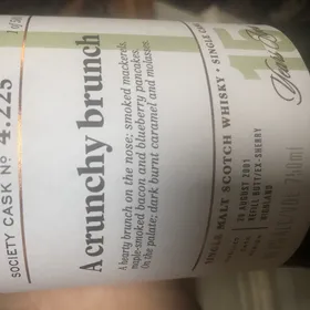 A crunchy brunch 4.225 (SMWS)