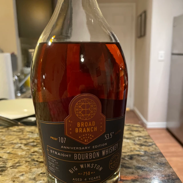 Big Winston Straight Bourbon Whiskey Anniversary Edition