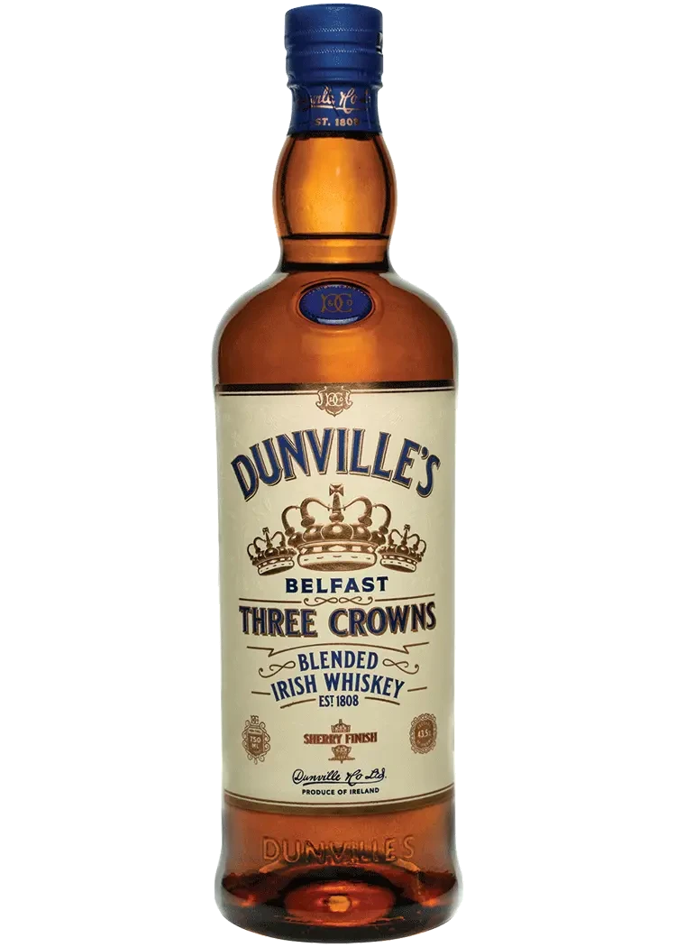 Dunvilles Three Crowns Sherry Finished Irish Whiskey