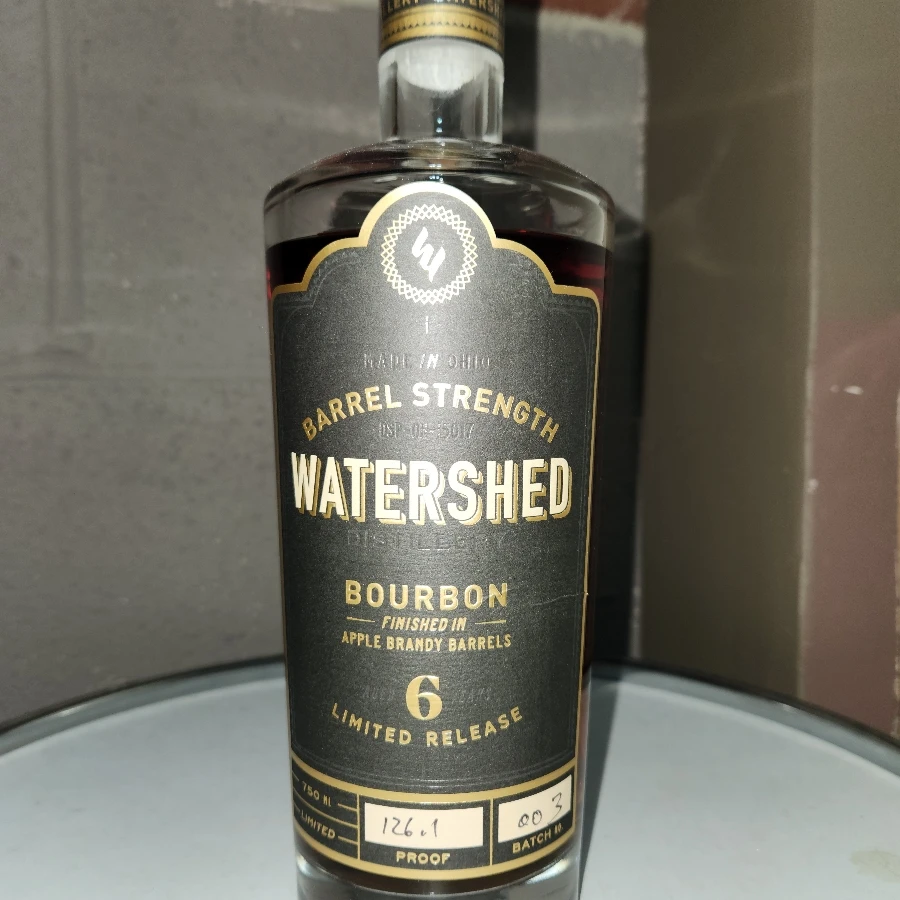Watershed Barrel Strength Bourb9n finished in apple brandy barrels (batch 003)