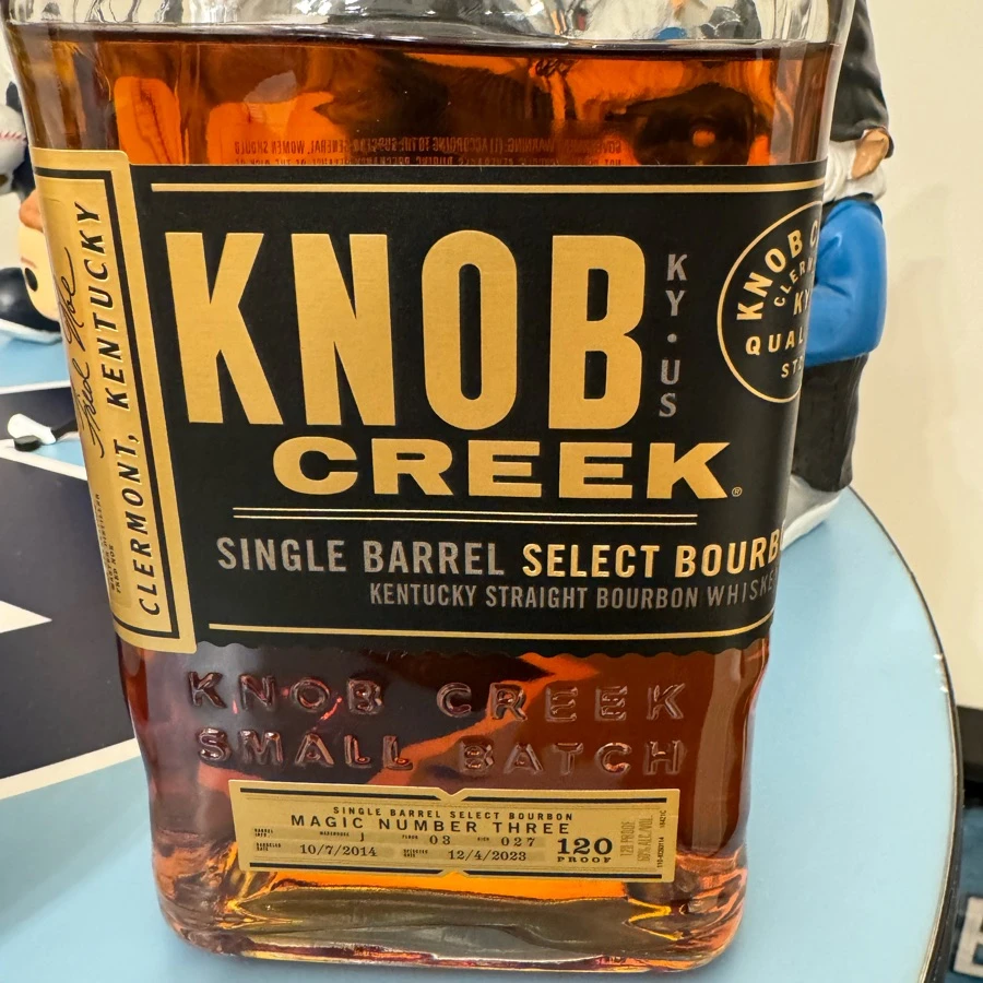 Knob Creek Single Barrel Select "Magic Number Three"