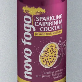 Novo Fogo Sparkling Caipirinha Passion Fruit & Lime (Discontinued)