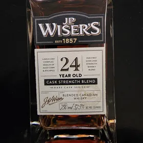 J.P. Wiser's 24 year old cask strength blend