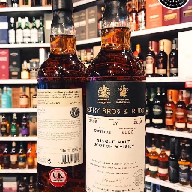 Secret Speyside 2000 17 Year Cask 2355 (Berry Bros. & Rudd)