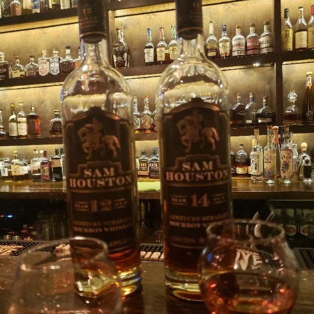 Sam Houston 12 Year Old Straight Bourbon Whiskey Bathch GA1 2020