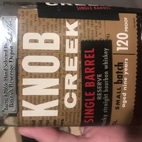 Knob Creek Single Barrel Reserve Bourbon #7669 (Binny's Beverage Depot)