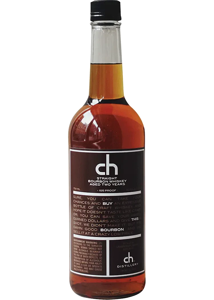 CH straight bourbon whiskey