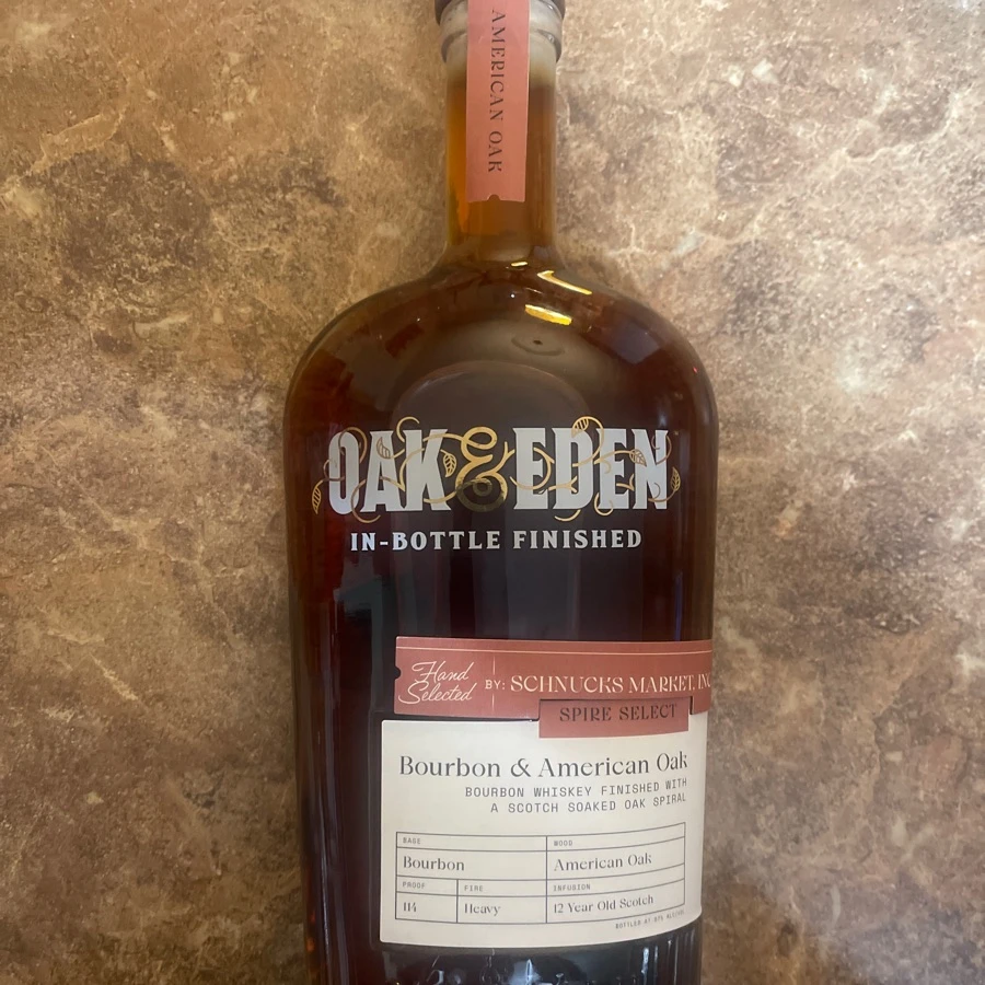 Oak & Eden Spire Select Bourbon Whiskey - Bourbon & American Oak / 12-Year Scotch Infused (Selected by Schnuck's Market)