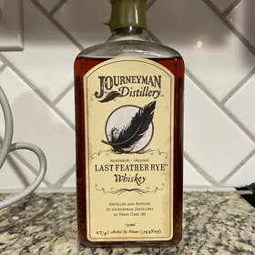 Journeyman Distillery Last Feather Rye Whiskey (Red Wagon Store Pick)
