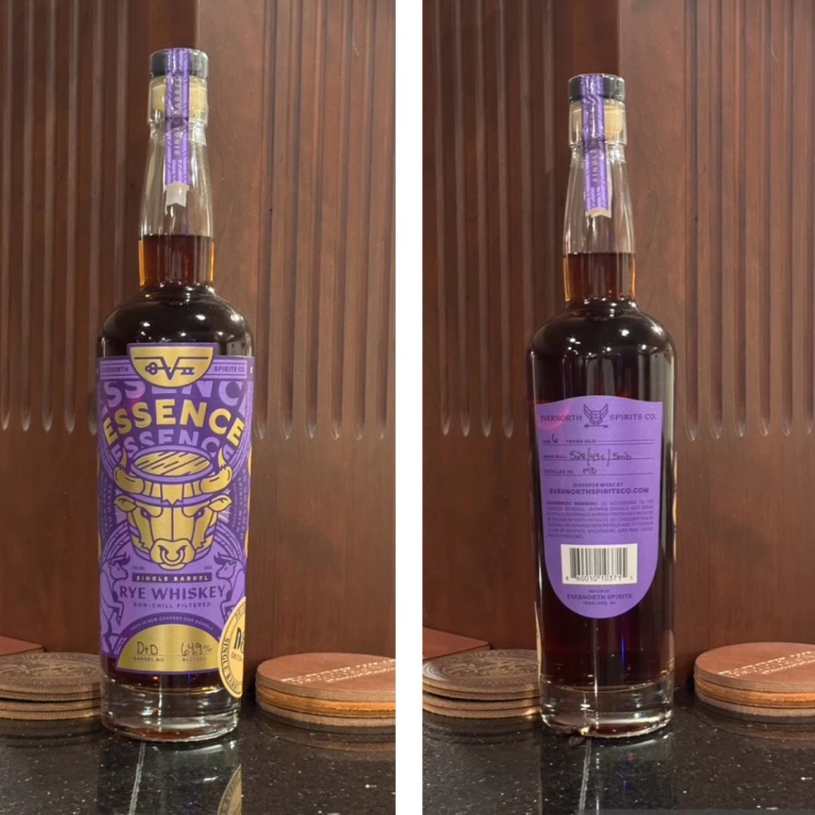 Evernorth Spirits Essence Rye Whiskey (D&D Pick)