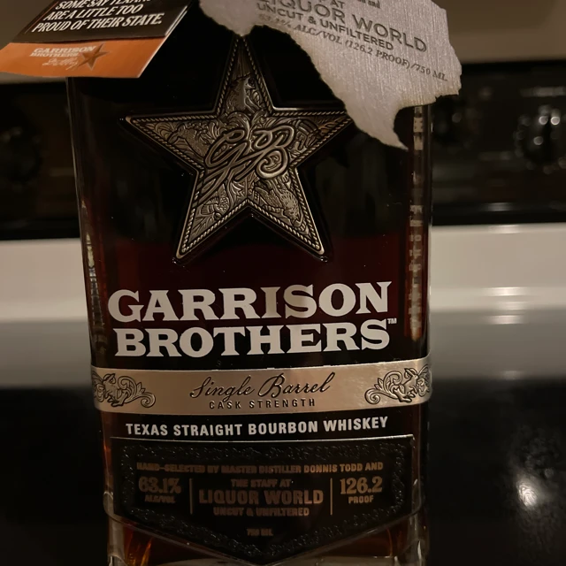 Garrison Brothers Single Barrel Cask Strength (63.1%)