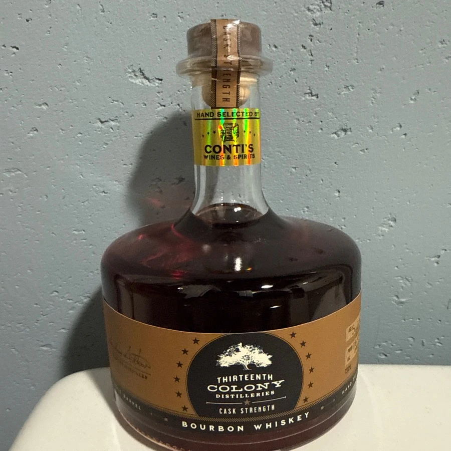 Thirteenth Colony Single Barrel Cask Strength Bourbon Whiskey