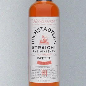 Hochstadter's Vatted Straight Rye Whiskey (2020 Release)