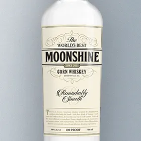 Dark Corner Distillery World's Best Moonshine Corn Whiskey