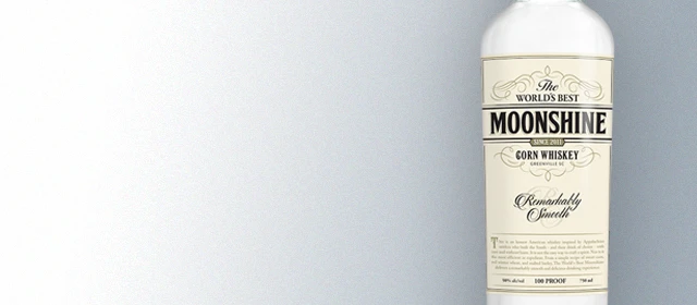 Dark Corner Distillery World's Best Moonshine Corn Whiskey