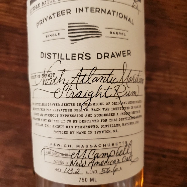 Privateer North American Maritime Straight Rum