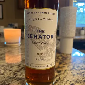 The Senator Straight Rye Whiskey