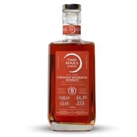 Two Souls Spirits, 8-Year New York Wheated Bourbon Featuring Finger Lakes Distilling