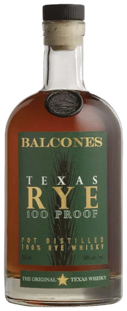 Balcones Texas Rye 100 Proof