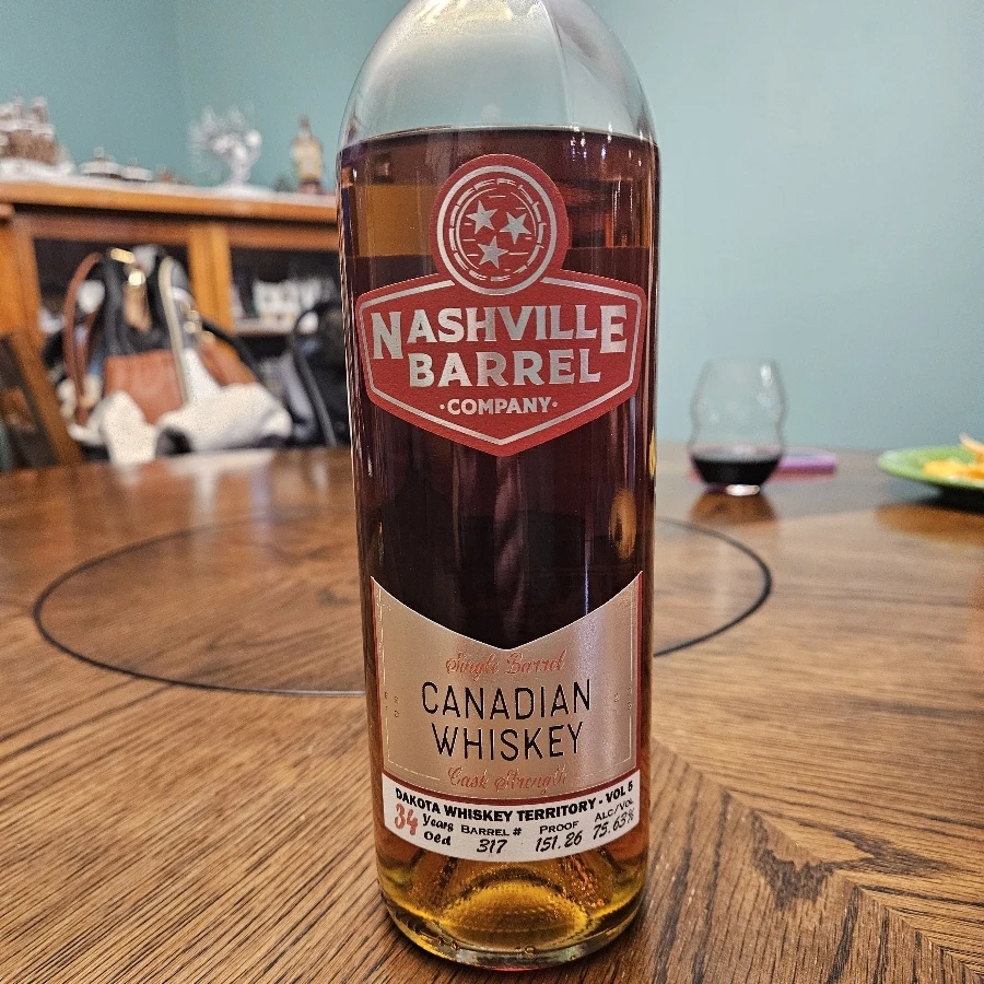 Nashville Barrel Company 34 year Dakota Whiskey Territory  Vol 5