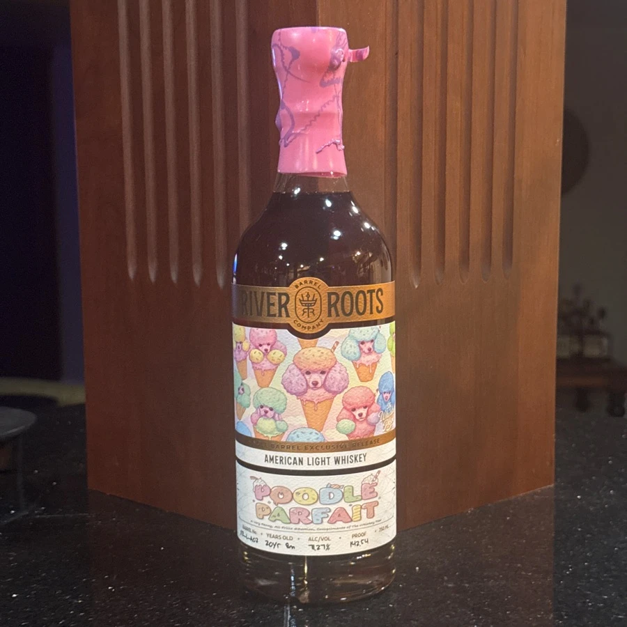 River Roots American Light Whiskey 20y 8m Barrel XR-L-A02 "Poodle Parfait"