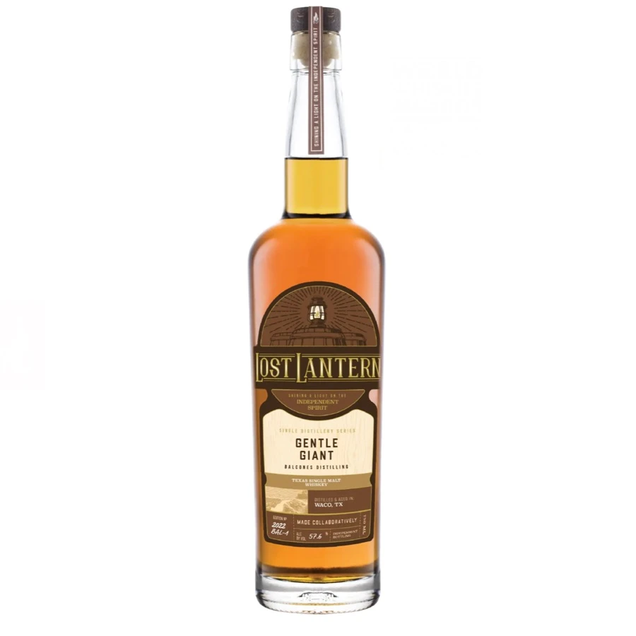 Lost Lantern, Gentle Giant Balcones Distilling Texas Single Malt