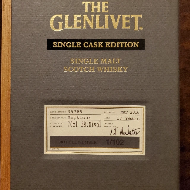 Glenlivet Single Cask Edition Meiklour
