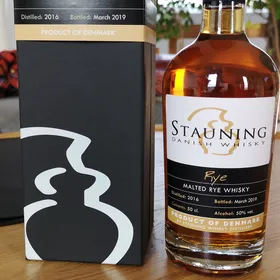 Stauning 2016 Rye Double Dip (Bottled March 2019)