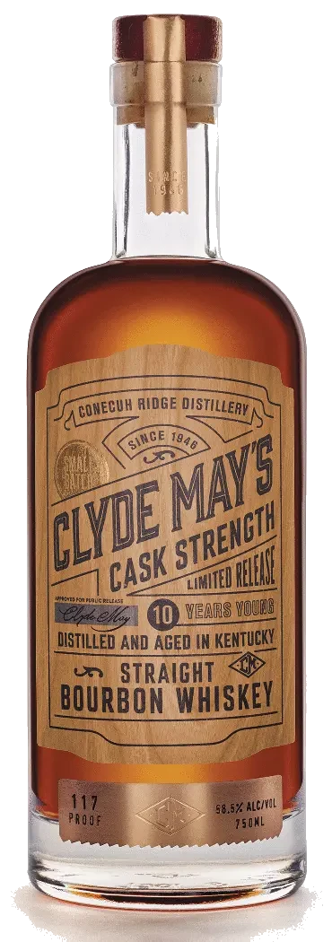 Clyde May's 10 Year Cask Strength Kentucky Straight Bourbon