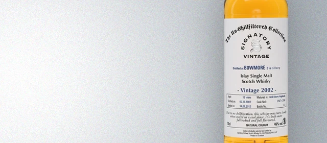 Bowmore 2002 12 Year Un-Chillfiltered Collection (Signatory)
