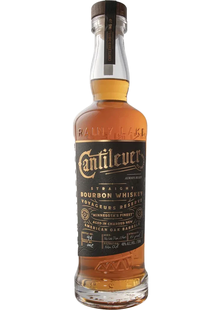 Cantilever straight bourbon whiskey voyageurs reserve