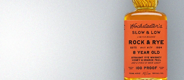 Hochstadter's Slow & Low 100 Proof Rock & Rye