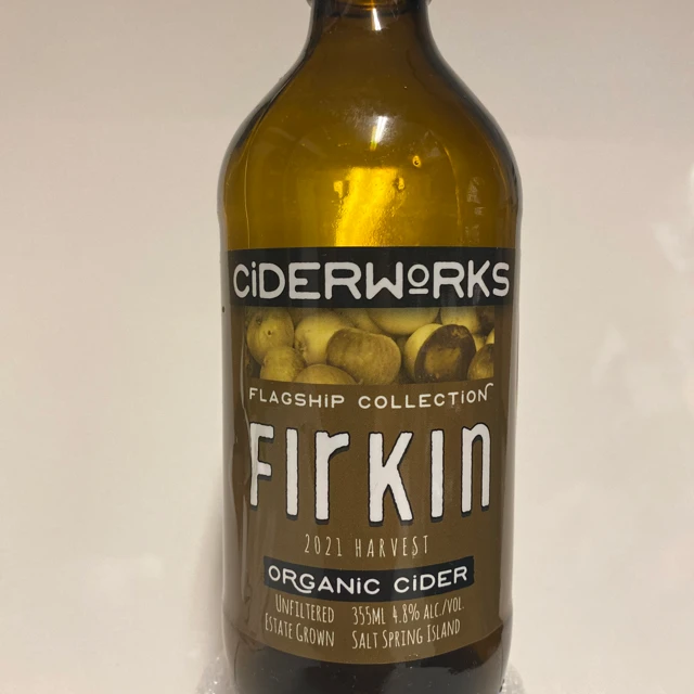 Firkin 2021 harvest organic cider