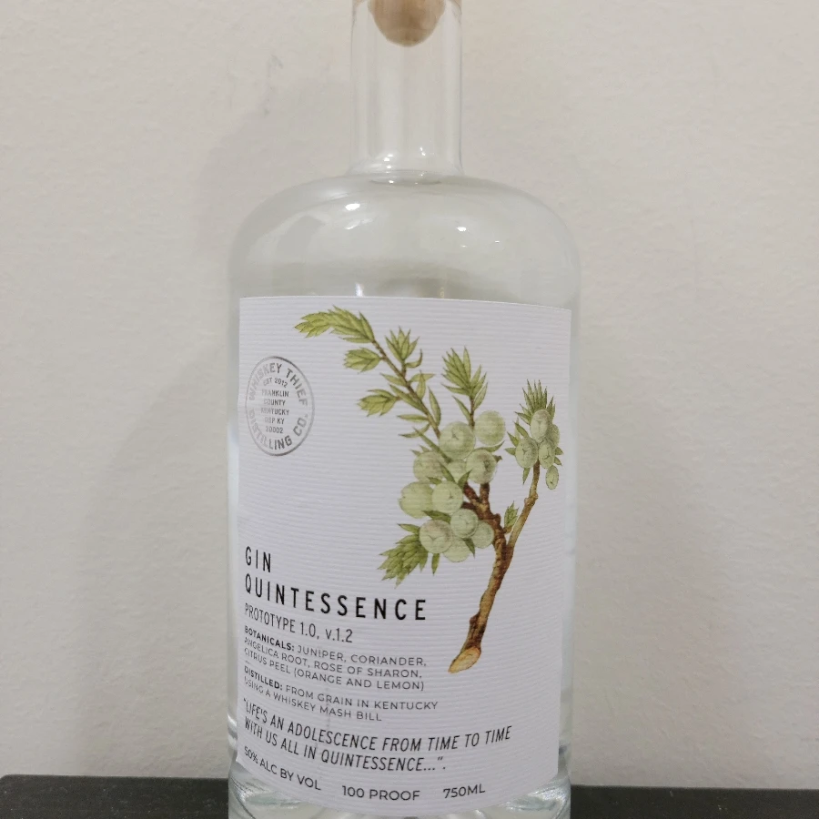 Whiskey Thief Distilling Co. Gin Quintessence