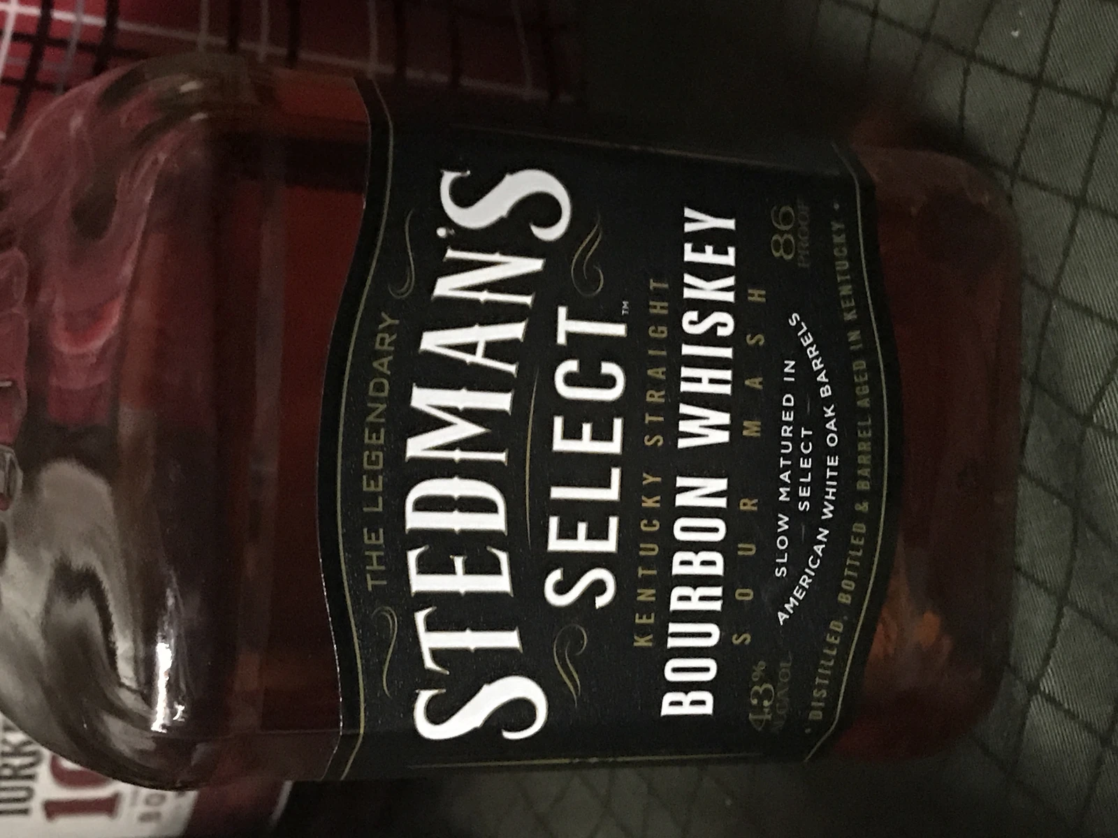 Stedman's Select bourbon whiskey sour mash