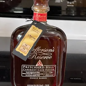 Jefferson's Reserve Single Barrel Pritchard Hill Cabernet Cask Finish