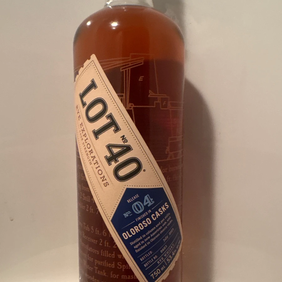 Lot 40 Rye Explorations Release No. 04 Oloroso Cask