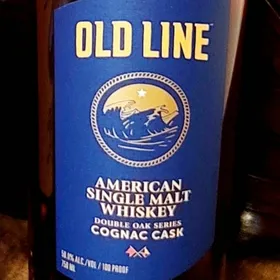 Old Line American Single Malt Whiskey Double Oak Series Cognac Cask