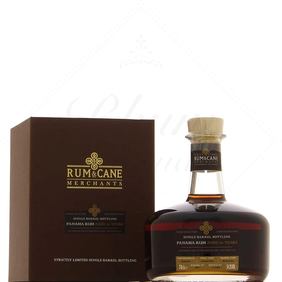 Rum & Cane Panama 20 Year old Acoholes del Istmo Distillery