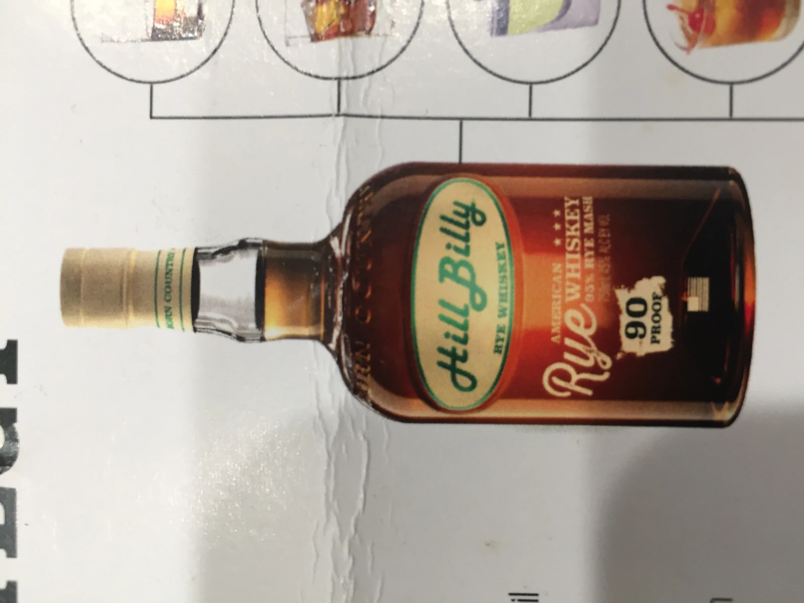 Hill Billy Rye Whiskey
